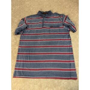 Malboro Classics Mens Collared Short Sleeve‎ Pullover Dark Gray Polo Shirt 2XL